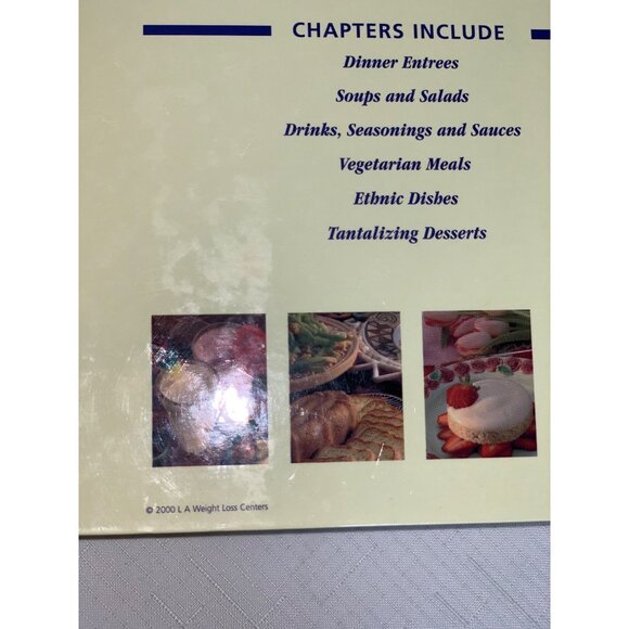 Vintage "Cooking Light Naturally" Recipe Book - LA Weight Loss Centers Healthy - Picture 4 of 8